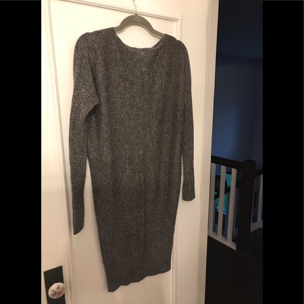 Moda International Charcoal Grey Sweater Dress - Picture 14 of 14